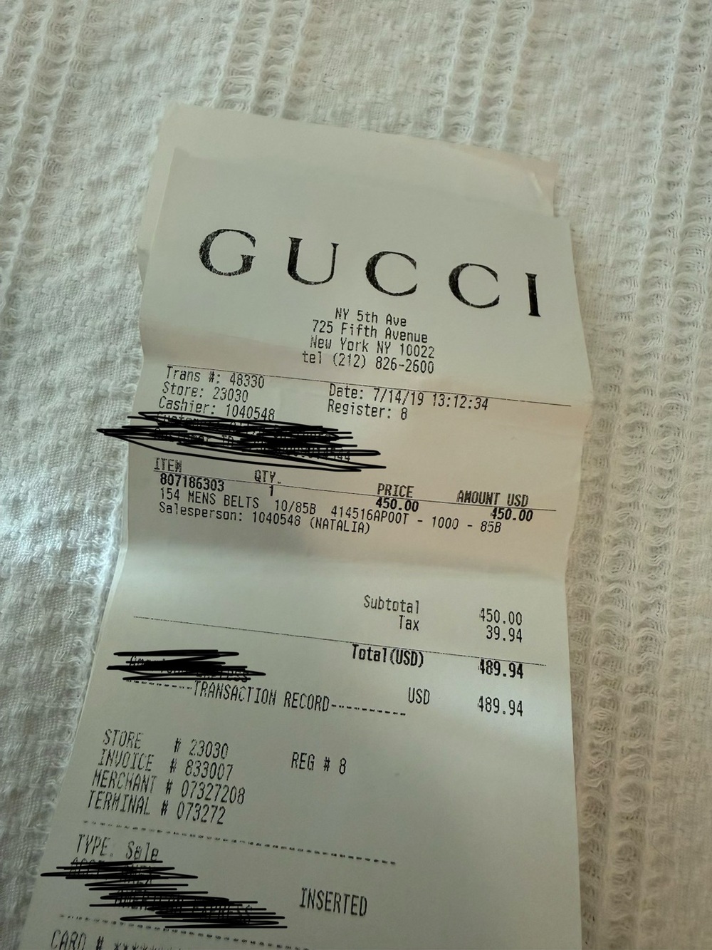 Gucci Black Leather Belt with Gold Double G Buckle - Picture 2 of 4